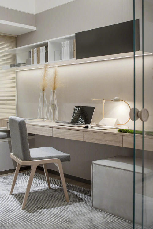 气质感|88平米简约现代风 造价18万三居改造 难以抗拒的高雅神秘感