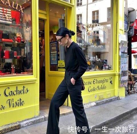 洛薇 秋天街头的“法式优雅”，我劝你这样穿，法国女人的时髦，你也有！