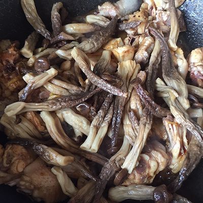 鸡肉|浓郁鹿茸菇焖鸡