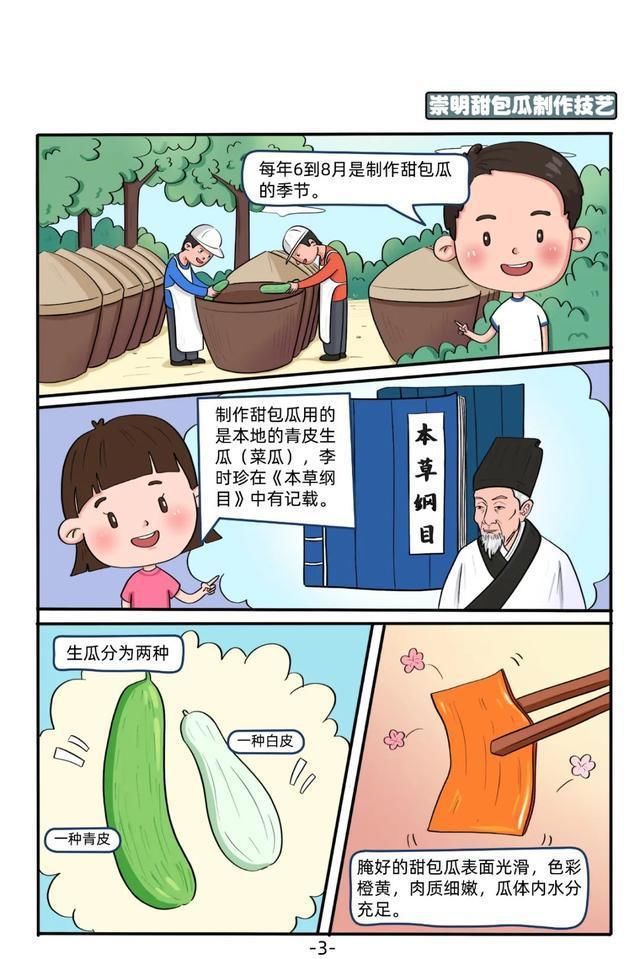 非物质文化遗产|「图说」崇明非遗文化你了解吗?来看这组漫画↓