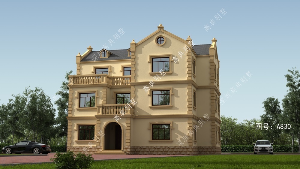 成套房|这款农村豪宅别墅,功能实用,绝对是农村百年难遇的佳作。