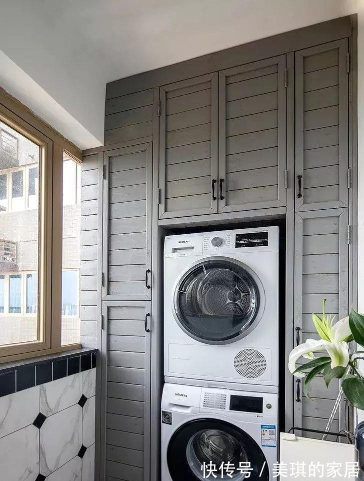 阳台|给小户型阳台装上储物柜,既实用又美观,避免杂乱
