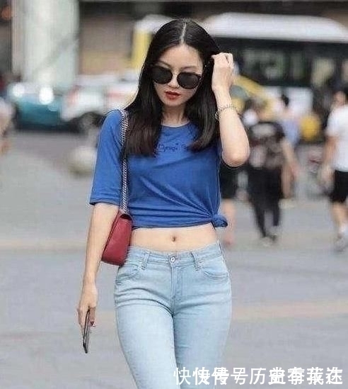美女|穿搭靓丽的牛仔裤美女，展现高雅淑女范