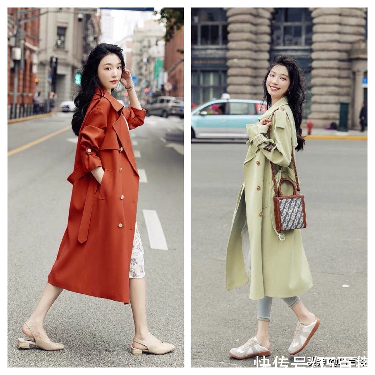气质|风衣真是“外搭天花板”，高级的气质，显瘦的能力，一步到位