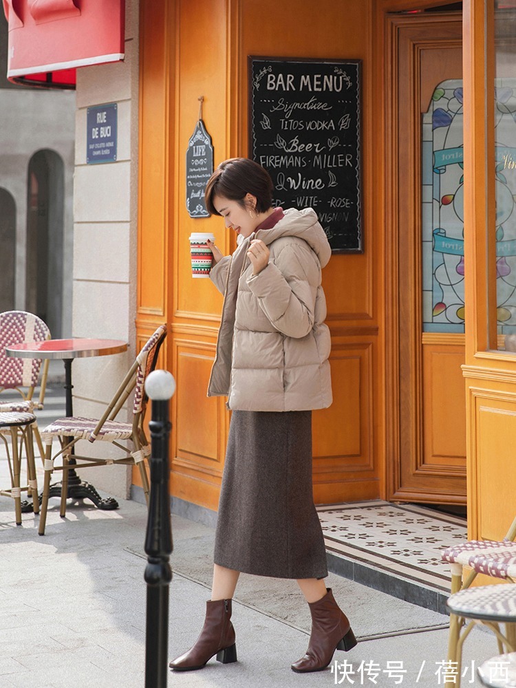 半身裙 羽绒服为什么一穿就显胖?那是你没学会穿搭技巧,穿对立马变时髦