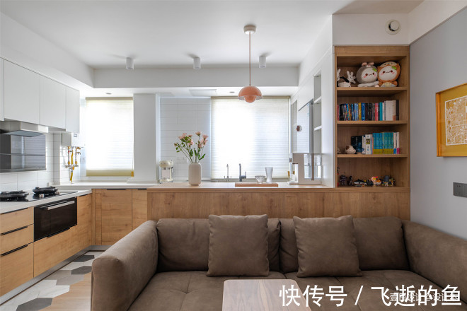 原木|客餐厨空间共享,75㎡小家的极致利用!