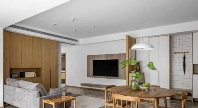 动线|118㎡原木风,这才是真正的简约、自然,住一辈子都愿意