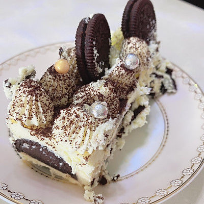 简易版的奥利奥提拉米苏蛋糕，方法简单，味道不简单哦