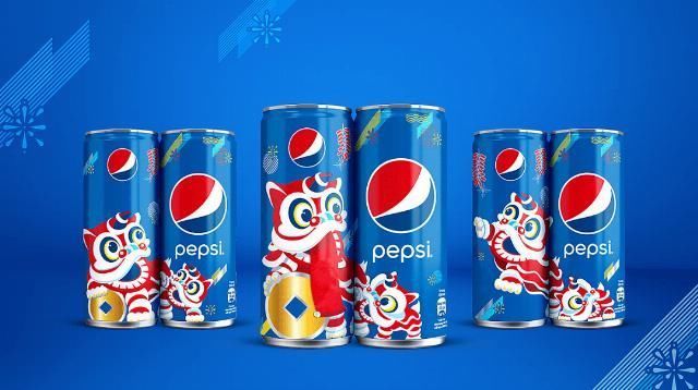 联名|百事可乐联名人民日报包装设计开启“热爱”模式