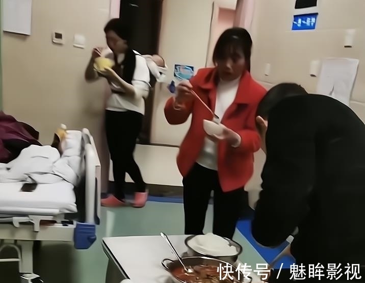 贵州|贵州女子剖腹产，全家人病房吃酸汤牛肉火锅，网友：幸亏是娘家人