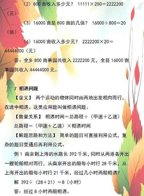 满分|数学老师坦言：这套小学经典应用题详解！吃透再笨也能拿满分