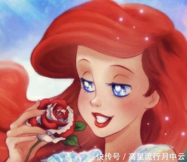 日漫画风|迪士尼公主与“日漫画风”的碰撞，全员化身大眼萌妹、可爱到抓狂！