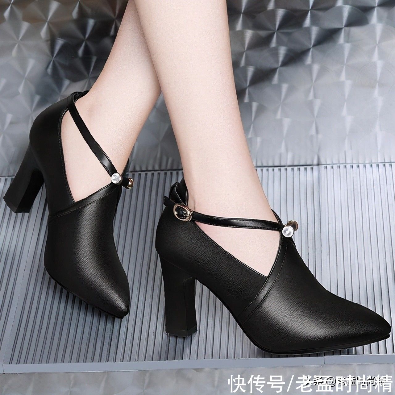 新款时髦粗跟单鞋，穿上舒适有气场又时尚