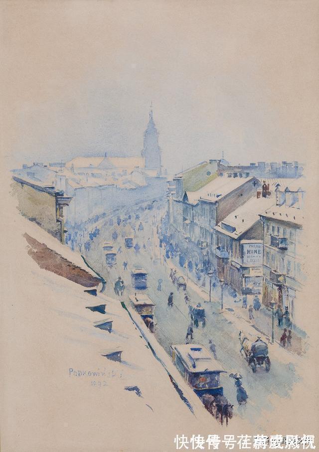 艺术家@学赏画186：第一个将印象派引入波兰的人——波德科维斯基