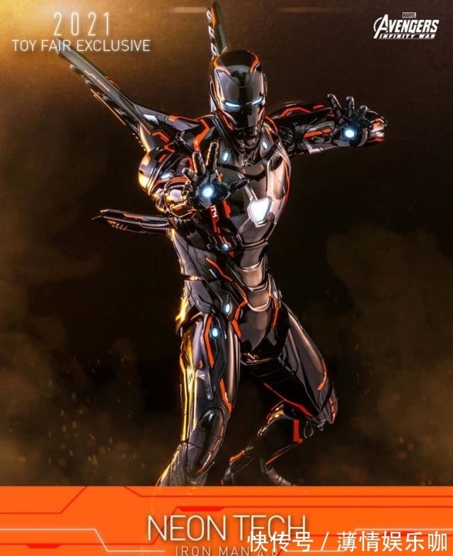 钢铁侠|模玩资讯：Hot Toys《复仇者联盟3：无限战争》霓虹科技钢铁侠