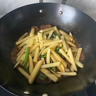 土豆|土豆炖豆角