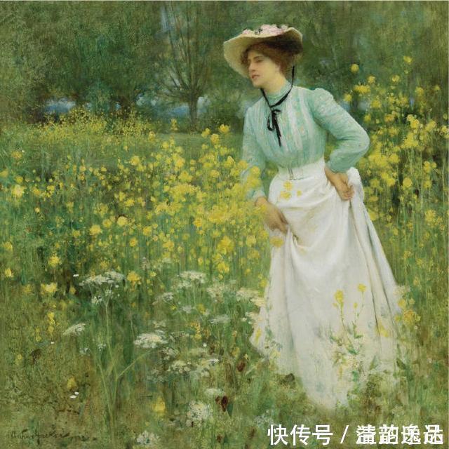 阿瑟哈克!英国前拉斐尔派画家,阿瑟哈克,油画作品欣赏