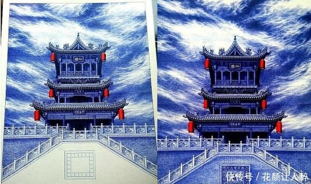 双手|国内外大触的圆珠笔画作,网友看到都直呼我拍照都没那么好看