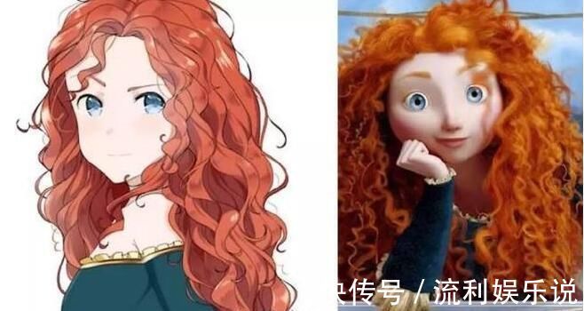 千与千寻|当迪士尼公主变成日漫风格，艾莎特别有感觉，花木兰是东方美人