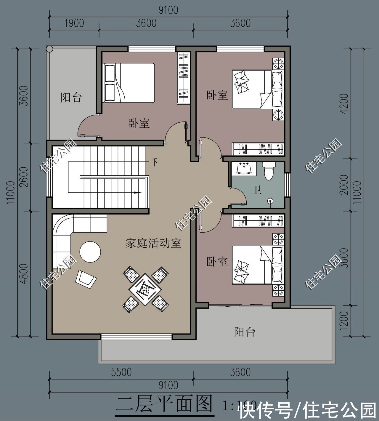 阳台|农村建房想要节约预算？小宅教你这样设计，施工难度不高还好看