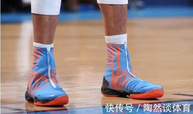 乔治 NBA球星穿的奇异球鞋：杜兰特的长筒靴，乔治新鞋被吐槽像足力健