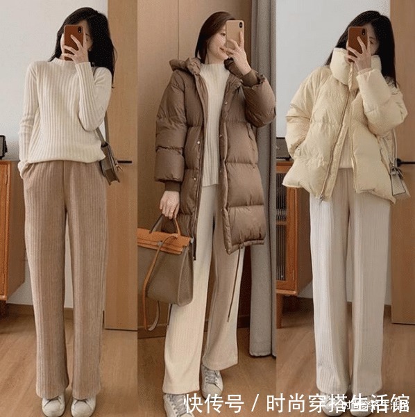 西装裤|这4条专治“微胖”女孩的裤子,遮肉又显瘦,冬天穿真的太好看了