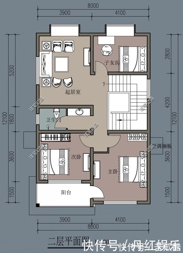 参考造价|精选5套占地100多平的农村户型图，第3套尤其适合东北地区自建