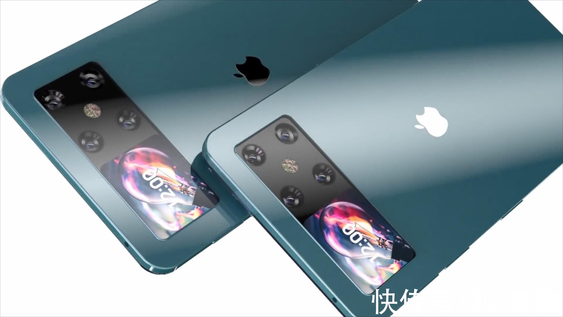 iPhone14Pro渲染图：四曲面无孔屏+浴霸四镜头，比iPhone13强太多