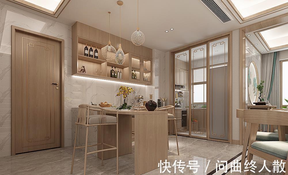 阳台|发现一户很有品味的中式样板房,两层复式楼,格局好,装修很高级