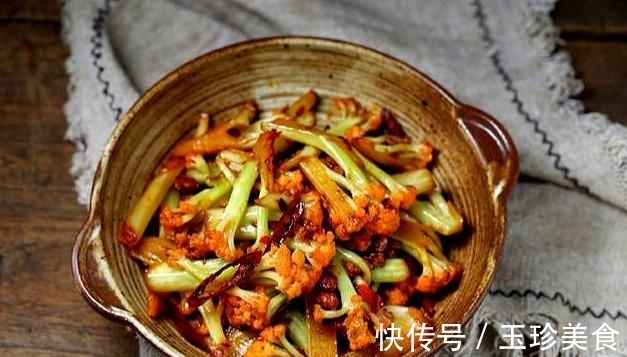 美味|大厨级的干煸有机菜花教程，注意1步骤，香辣美味倍儿下饭