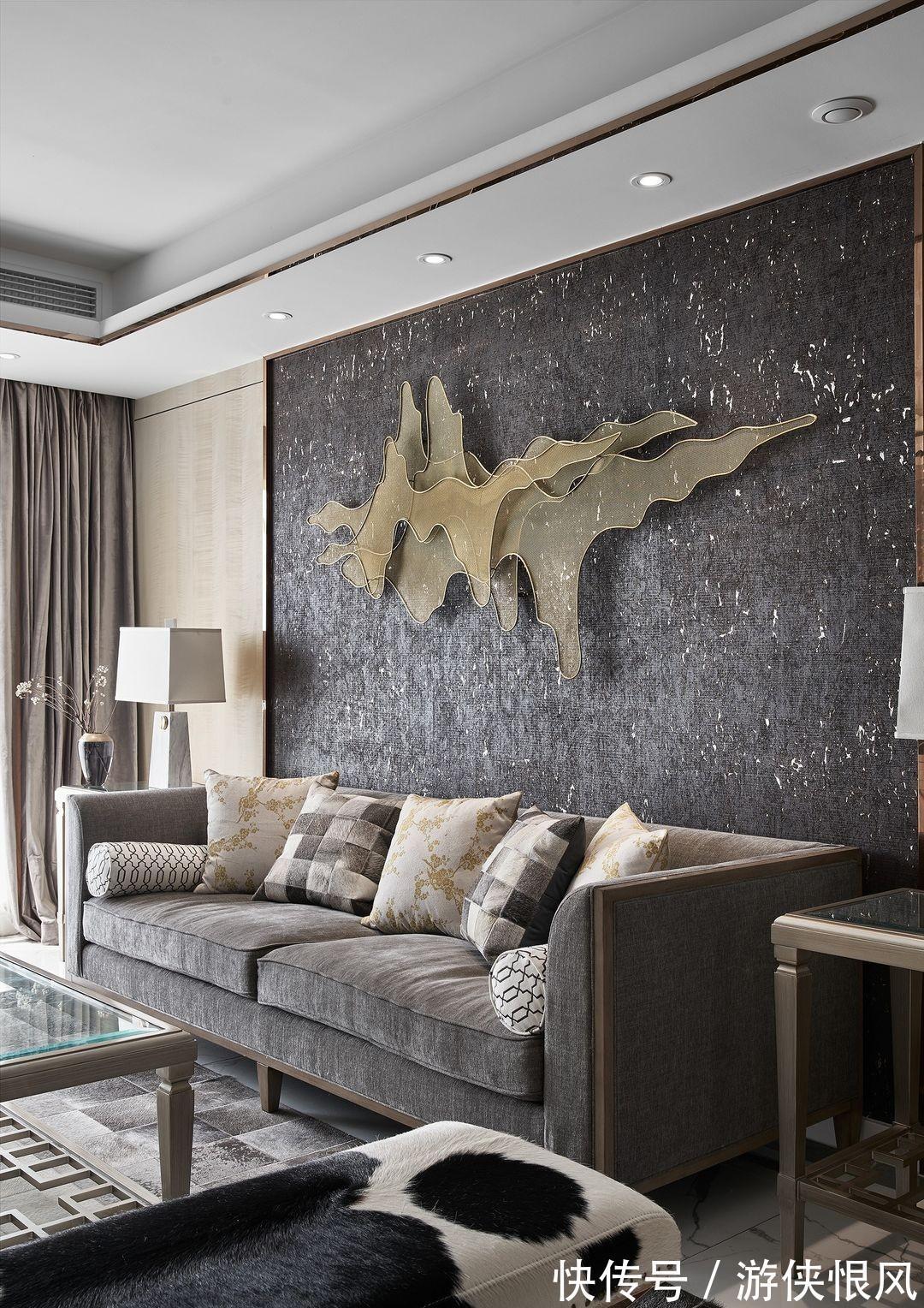 空间|浓郁的浪漫轻奢氛围，打造唯美三居室，让生活变得丰富立体