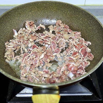 红辣椒|酸豆角炒鸡杂