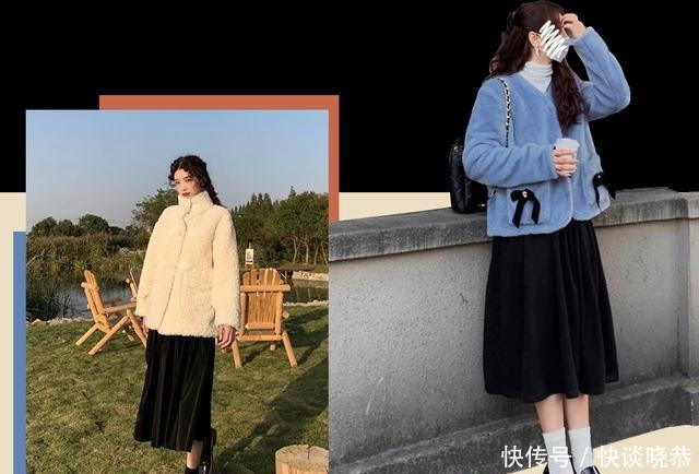  羊羔|别再说“羊羔毛”臃肿显胖了！这样穿！显瘦又高级！