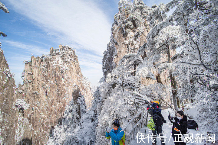 仙境|晶莹剔透，雪后的黄山宛如仙境