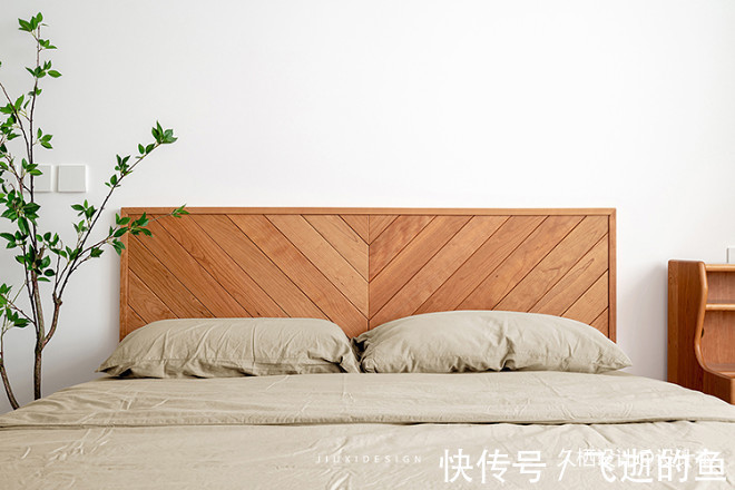 水磨石砖|25㎡原木+白打造超多收纳的MUJI风