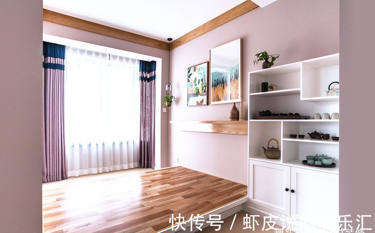 天花板|轻硬装重软装,色彩搭配太抢眼了,庆幸选择了简约北欧风