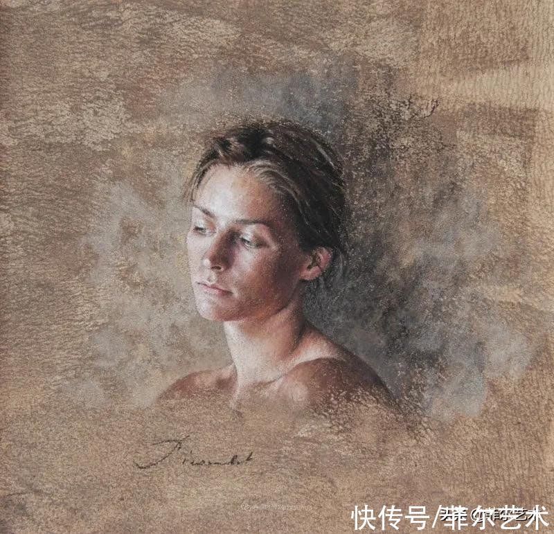艺术学院$法国女粉彩大师,描绘的女性之美,细腻柔和