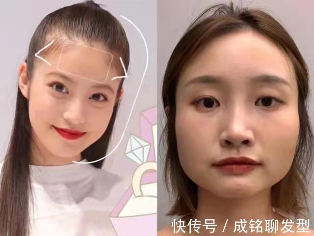上图|方脸型最好别乱选发型,显老更显脸大,这几种发型显脸小还减龄