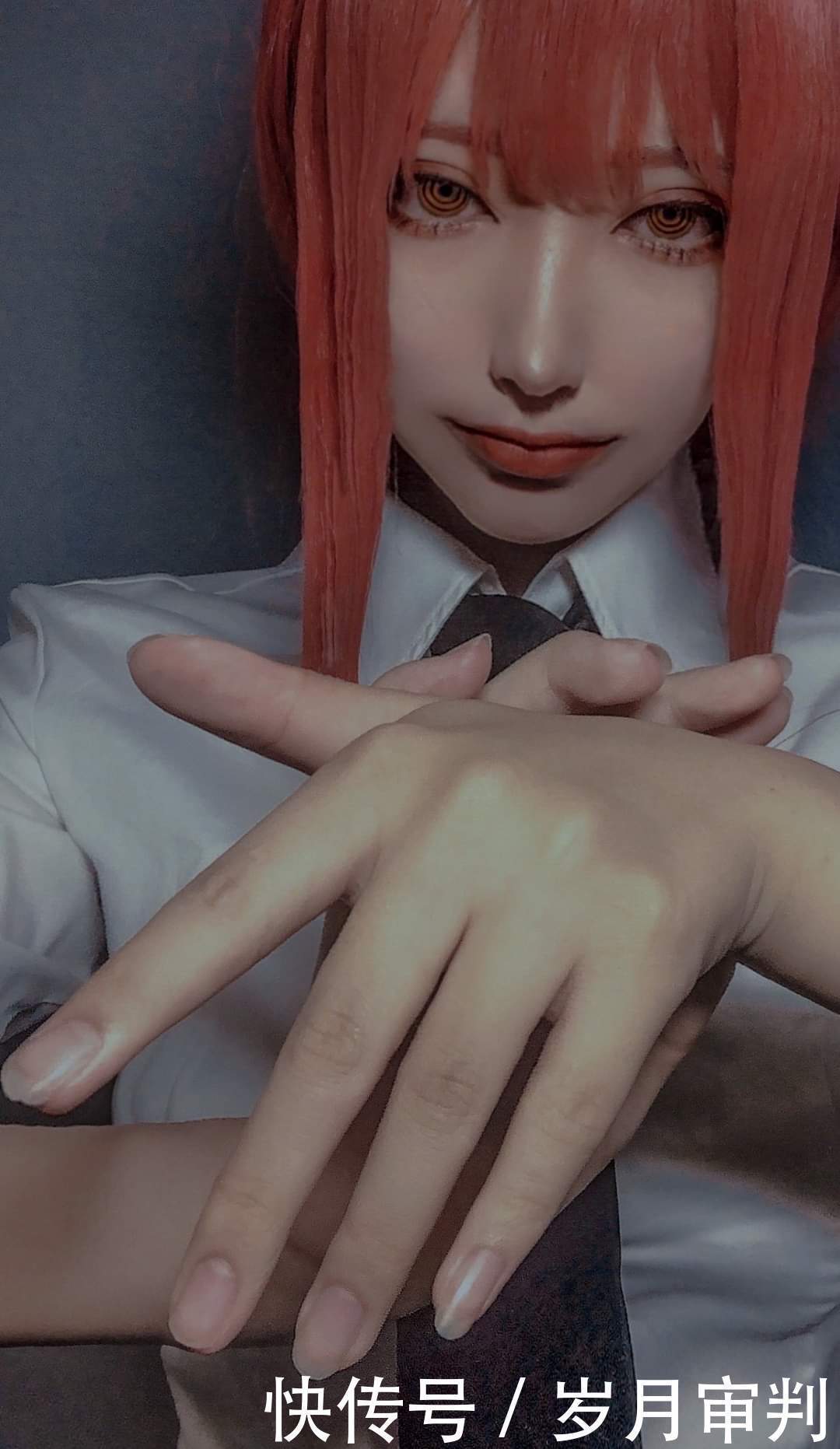 cos|《电锯人》神级COS,无限接近漫画形象,这是玛奇玛本人?