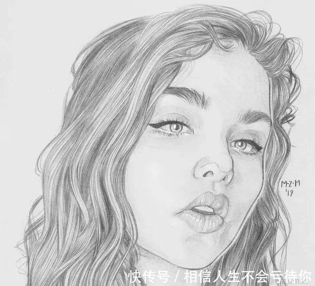 简洁的少女速写,灵动的美!