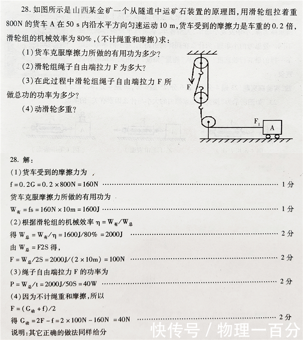 物理|30道中考物理易错题，包括重难点，送给即将中考的初三同学们