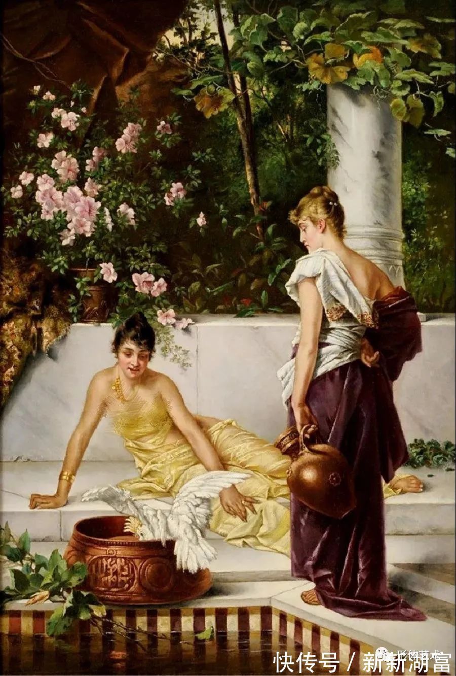 象征主义$马克斯·农嫩布鲁赫 的艺术作品,怎一个美字了得