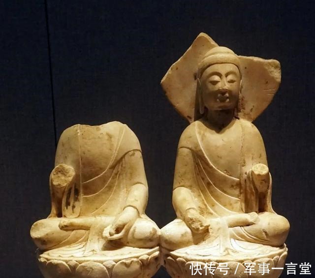 仰覆莲座|曲阳石雕隋代释迦、多宝二佛并坐像