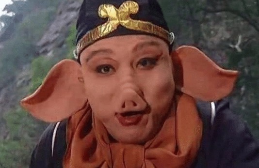 韩国$忍了美国猪八戒,忍了越南猪八戒,看到韩国版猪八戒像极了爱情