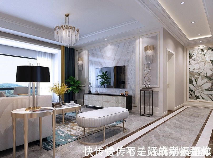 背景墙|看一眼就心动的140平现代风,精致优雅,刚需房也能装出豪宅范