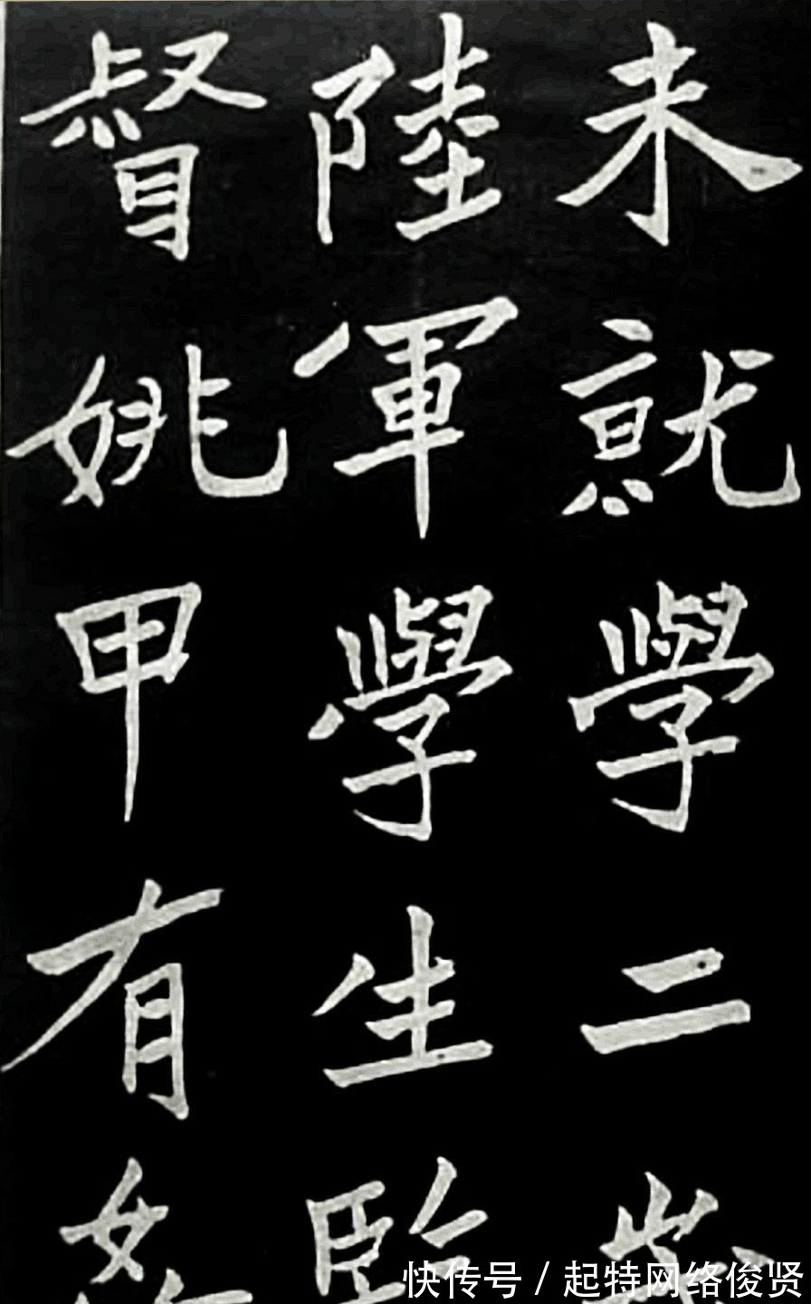 邹容墓志表$挺拔高古,难得一见,于右任楷书《邹容墓志表》欣赏