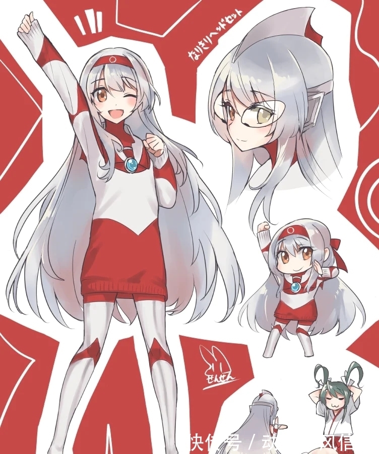 少女心|奥特曼也有少女心,风纪委员欧布驾到,谁能拒绝三马尾的赛罗呢