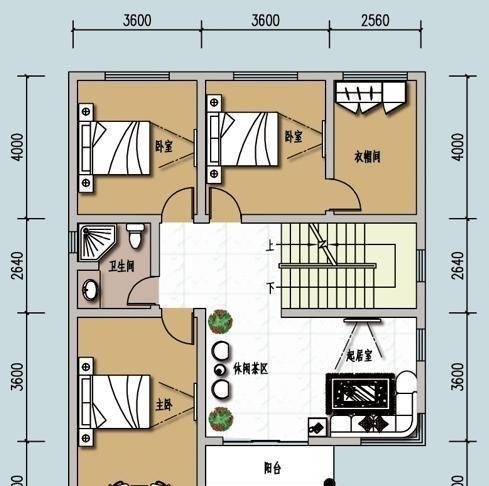 二层|占地9米多, 这栋农村二层别墅却有5室1厅, 宅基地小也能盖出好房子!