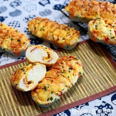 面团|什么？培根芝士面包的做法竟然这么简单？