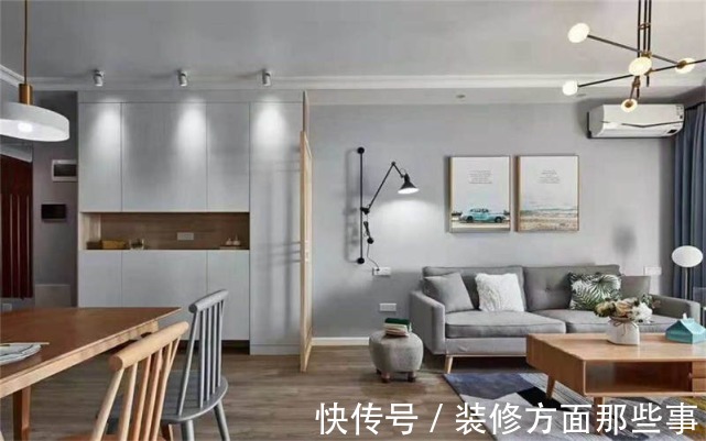 客厅|120㎡毛坯房装修风格够有个性的!这样的北欧风没见过,挺新鲜